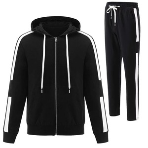 Stylish Winter Hooded Men Tracksuit 100% Cotton Eco-Friendly Breathable <b>Fleece</b> Fabric Regular Fit for Gym <b>Running</b> Everyday - Product Image 1