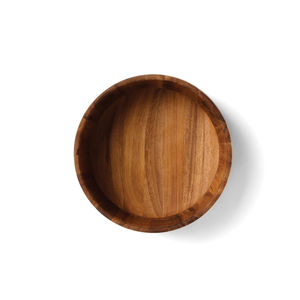 Bols à salade et à soupe au design classique et élégant, durables, en bois poli, pour les repas quotidiens, pour les cadeaux d'affaires - ArtisanVibe Kitchenware - Product Image 6