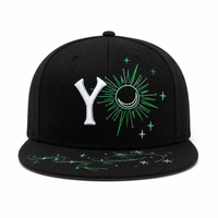 Casquettes de baseball ajustées en daim de luxe, à visière plate, dos fermé, structurées haut de gamme, brodées sur mesure, style streetwear, casquettes A-Frame