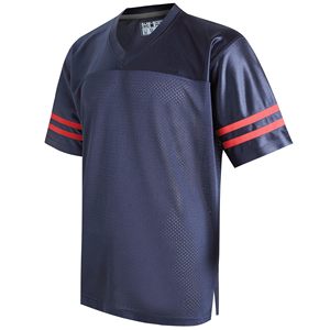 เสื้อฟุตบอลตาข่ายสำหรับผู้ชาย แบบเรียบ แบบสั่งทำได้ แบบคลาสสิก ระบายอากาศได้ดี เสื้อยืดออกกำลังกาย เสื้อกีฬา เสื้อลำลอง ชุดออกกำลังกาย - Product Image 1