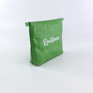 Bolsa de Cosméticos de Viaje Ecológica de Tyvek con Cierre, Material Reciclable, Tamaño y Color Personalizables, Logotipo Personalizado, Mediana, Fácil de Usar - Product Image 2