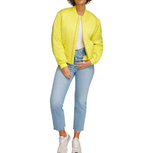 <b>Womens</b> Winter Relaxed Sheep Skin Bomber <b>Jacket</b> Lightweight Windproof Comfortable Button-Up Outerwear for Casual Wear Streetwear - Product Image 2