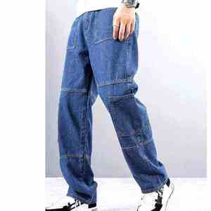 Nouveau design, pantalon en jean ample pour homme, style streetwear tendance, pantalon en jean surdimensionné pour homme - Product Image 3