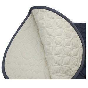 BRAND ZONE1995 Tapis de selle classique personnalisé en coton satiné avec doublure en maille, durable et confortable pour l'équitation et le saut d'obstacles - Product Image 5