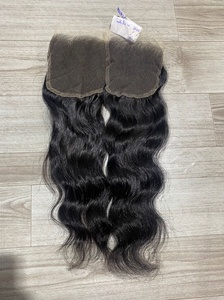 Cierre HD encaje rizado cabello crudo cabello vietnamita virgen cabello humano rizado texturas para mujeres negras - Product Image 2