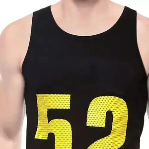 เสื้อกล้ามออกกำลังกายผู้ชาย ดีไซน์ใหม่ ระบายอากาศได้ดี คุณภาพสูง สินค้ามาใหม่ เสื้อผ้าฟิตเนสสำหรับผู้ชาย MOQ ต่ำ - Product Image 4