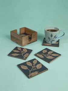 Luxury Design Resin Wooden Metal Inlay Designer Tea Cup Mats Pads At Wholesale Price High Standard Dinnerware <b>Drink</b> <b>Coaster</b> - Product Image 6