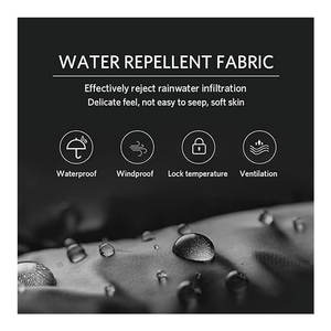 Manteau d'hiver chaud pour homme, veste matelassée compressible pour homme, manteau long avec capuche, vêtements d'extérieur isolés pour temps froid - Product Image 5