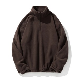 Stylish Breathable Fleece Half Zipper <b>Sweater</b> New Fashion Custom Digital Printing Logo Plus Size <b>Men's</b> Winter - Product Image 5