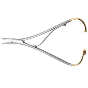 Portaagujas Mayo Hegar Premium de 16 cm - Acero Inoxidable de Grado Quirúrgico, Mango Dorado TC, Autoclavable, Alta Adherencia - Certificado ISO13485 CE - Product Image 4