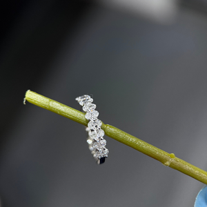 Anillo de Eternidad con Diamantes Cultivados en Laboratorio, Ovalados, 1.10 Quilates, Oro de 14K, Certificado IGI, Joyería para Aniversario de Bodas, Venta al Por Mayor - Product Image 3