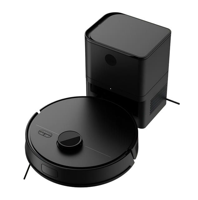 Sudex Laser Navigation Robot Vacuum Cleaner Self-Emptying Station Smart Mapping Auto Dust Collection Household Use HEPA Filter