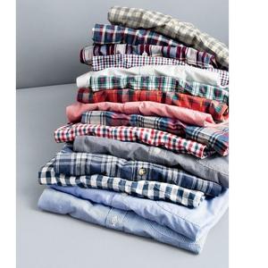 Camisa de Franela de Algodón 100% para Hombre, de Buena Calidad, Manga Larga, Cuello Alto, Diseño con Botones, Tejido de Punto, Cálida, Informal, para Oficina, de BD - Product Image 1