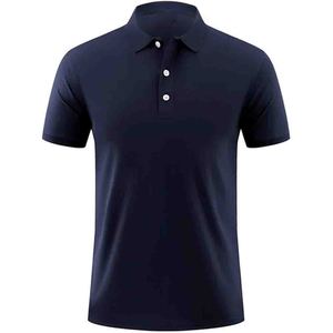 Polo à col pour homme, manches courtes, 100% coton, décontracté, respirant, pour le golf - Product Image 1