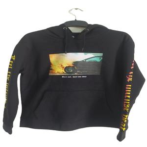 เสื้อฮู้ดสำหรับผู้ชายเสื้อฮู้ดแบบสวมหัวพิมพ์ลายผ้าฝ้ายโพลีเอสเตอร์กำหนดโลโก้ได้เอง - Product Image 2