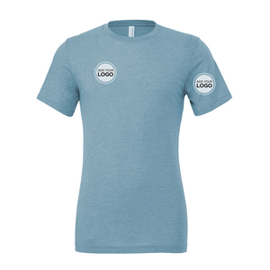 เสื้อยืดคอกลมสีน้ำเงินกรมท่า สกรีนโลโก้ได้ เสื้อยืดแบบยูนิเซ็กซ์ - Product Image 1