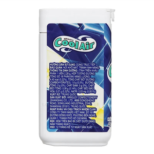 Chewing-gum frais en cubes de citron 40g, marque Cool Air, sans sucre, prix compétitif, vente en gros, exportation - Product Image 2
