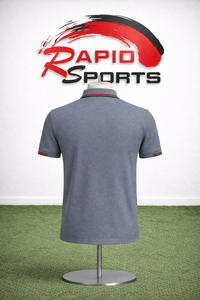 Camisas de Hombre al por Mayor, Hermosas, con Logotipo Frontal 2026, Transpirables, de Punto, Manga Corta, con Botones, Poliéster/Algodón, Ropa Deportiva Casual RAPID - Product Image 2