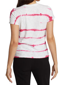 T-shirt d'entraînement personnalisé pour femme, imprimé tie-dye, respirant, idéal pour l'été, fabriqué en usine, en promotion, à bon prix - Product Image 5