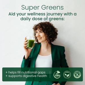 Fabricante de Polvo de Vegetales de Marca Privada, Mezcla de Frutas y Vegetales, Salud Digestiva, Apoyo Energético, Vegano, Sin GMO - Product Image 3