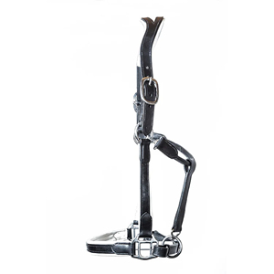Premium Quality Genuine Leather Customizable Anatomic Horse <b>Halter</b> Breathable Comfortable Fancy Stitching Zinc Alloy Hardware - Product Image 2