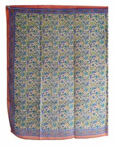 <b>Scarves</b> Floral Paisley Print Silk <b>Scarf</b> LightWeight Square For Neck Wrap Border Pattern By Exporter At Affordable Price <b>Scarf</b> - Product Image 4