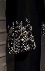 Taille XXL Abayas Ethniques Modestes Brodées à la Main en Rayonne pour Femmes Kimono à Capuche Bouton Design Vêtements Musulmans Traditionnels - Product Image 2