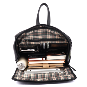 Hot Sale Luxury Designer <b>Leather</b> <b>Backpack</b> for Men Elegant Business Laptop Bag with Multiple Compartments Available For Sale - Product Image 4