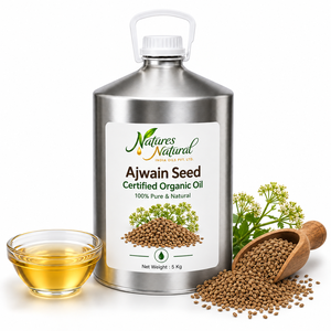 Aceite Esencial de Semilla de Ajwain, Aceite Esencial Orgánico Puro y Natural, 1 Kg, Botella Plateada para Masajes y Cuidado de la Piel - Product Image 6