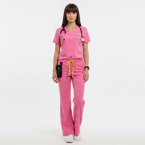 OEM Custom Scrub Suit Medical Uniform Breathable Nurse Workwear Comfortable Hospital Scrub <b>Sets</b> Supplier Medical Scrub Suits - Product Image 3