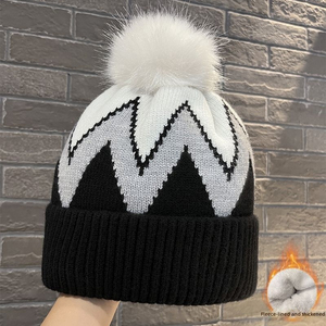 Bonnet en laine mélangée personnalisé avec logo imprimé – Qualité supérieure, respirant, imperméable, chaud pour l'hiver – Vente en gros - Product Image 2