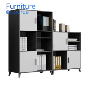 Elegante archivador de chapa de 4 cajones con estructura de MDF, muebles de oficina compactos para hostelería, hoteles y empresas - Product Image 3