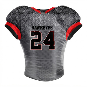 Maillot de football pour homme 24 gris rouge noir imprimé numérique en mesh respirant à manches courtes coupe régulière pour adulte toutes saisons coupe-vent - Product Image 2