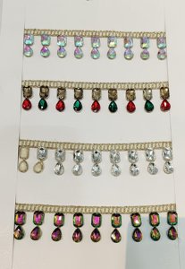 Beaded Embroidered <b>Laces</b> Sequins Trim Bridal Garment Trimmings Manufacturer Direct Premium Craft Fabric <b>Applique</b> Supplies - Product Image 4