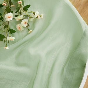 Set di 2 Pannelli per Tende a Voile Semi-Trasparenti con Occhielli, 137 cm L x 213 cm L, Verde Salvia, per Camera da Letto e Soggiorno - Product Image 4