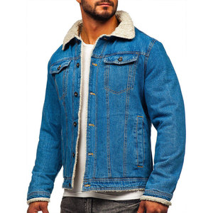 Best Selling Men's Faded Denim <b>Jacket</b> 100% Cotton Eco-Friendly Streetwear for Everyday Outfit - Product Image 2