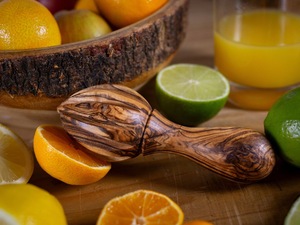 Presse-citron manuel en bois, résistant au lave-vaisselle, accessoire de cuisine - Product Image 4