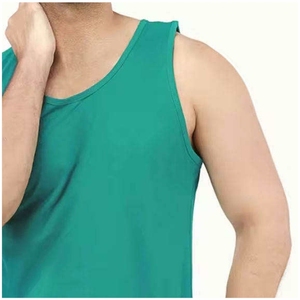 Wholesale Men's V-Neck Tank <b>Tops</b> <b>Plus</b> <b>Size</b> Seamless Quick Drying Undershirts Solid Men's Underwear Vest <b>Top</b> - Product Image 2