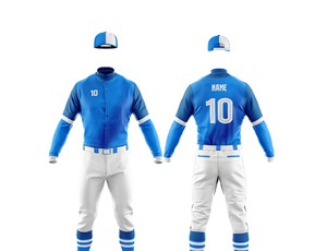 Ensemble d'uniformes de baseball personnalisés de haute qualité pour hommes, vêtements de sport d'équipe, maillot pour sports de plein air, adultes - Product Image 1