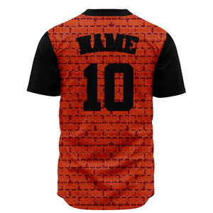 Camiseta de Béisbol Sublimada Personalizada para Mujer, Camisa de Softbol con Botones, Uniforme de Béisbol a Rayas, Conjunto de Equipo - Product Image 2