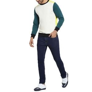 SUDADERA DE POLAR DE INVIERNO CON BLOQUEO DE COLOR PARA HOMBRE CUSTOM CASUAL CUELLO REDONDO PULLOVER DE MANGA COMPLETA AL POR MAYOR DISEÑO OEM 2026 - Product Image 3