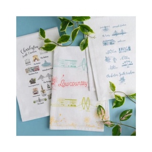 Papillon élégant brodé marocain rétro réutilisable décoration de mariage nappe cuisine essuyage vaisselle nettoyage torchons - Product Image 6