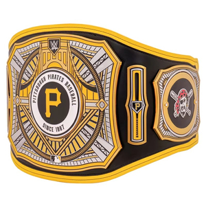 Ceinture de championnat personnalisée des Pirates de Pittsburgh, haute qualité, poids lourd, logo personnalisé, doublure en cuir, taille haute, unisexe - Product Image 4