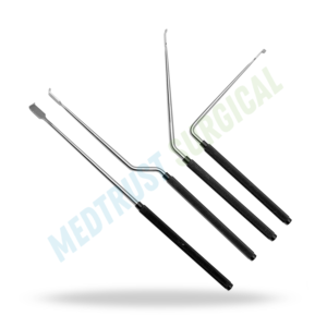 Retractores de Raíz Nerviosa Scoville 125mm 8mm 5mm 3mm, Instrumento Quirúrgico de Columna Vertebral para Retracción de Nervios Lumbar y Cervicales - Product Image 3
