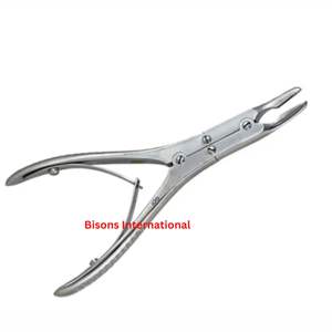 BISONS - Pinza Quirúrgica Manual Ortopédica de Doble Acción Ruskin Rongeur de Acero Inoxidable al por Mayor - Product Image 1