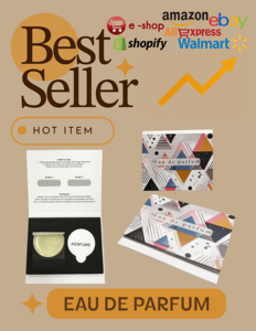 Baume de parfum solide à base d'huile avec arôme romantique Lilian Gold pour les cadeaux d'anniversaire des femmes ou l'utilisation de voyage - Product Image 5