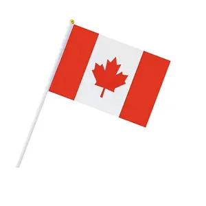 Bandeira de mão do canadá mais barata