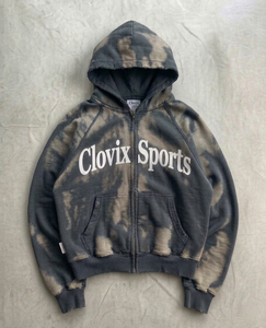 Custom zipper style Design Cotton Blended Acid Washed Distressed Embroidery <b>Hoodies</b> <b>Lightweight</b> Customizable <b>hoodies</b> for sale - Product Image 6