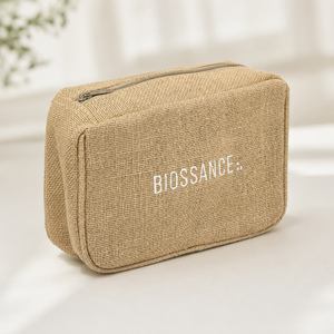 Custom Natural Jute Cosmetic Bags 23x16x5cm Burlap <b>Makeup</b> Pouch Zipper Travel Organizer Wholesale OEM ODM Private Label Supplier - Product Image 5