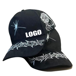 หมวกเบสบอลแบบ OEM ระบายอากาศได้ดี ดีไซน์ล่าสุด รับทำโลโก้ตามสั่ง ขายส่ง สำหรับผู้ชายและผู้หญิง ปักโลโก้ พิมพ์โลโก้ - Product Image 1